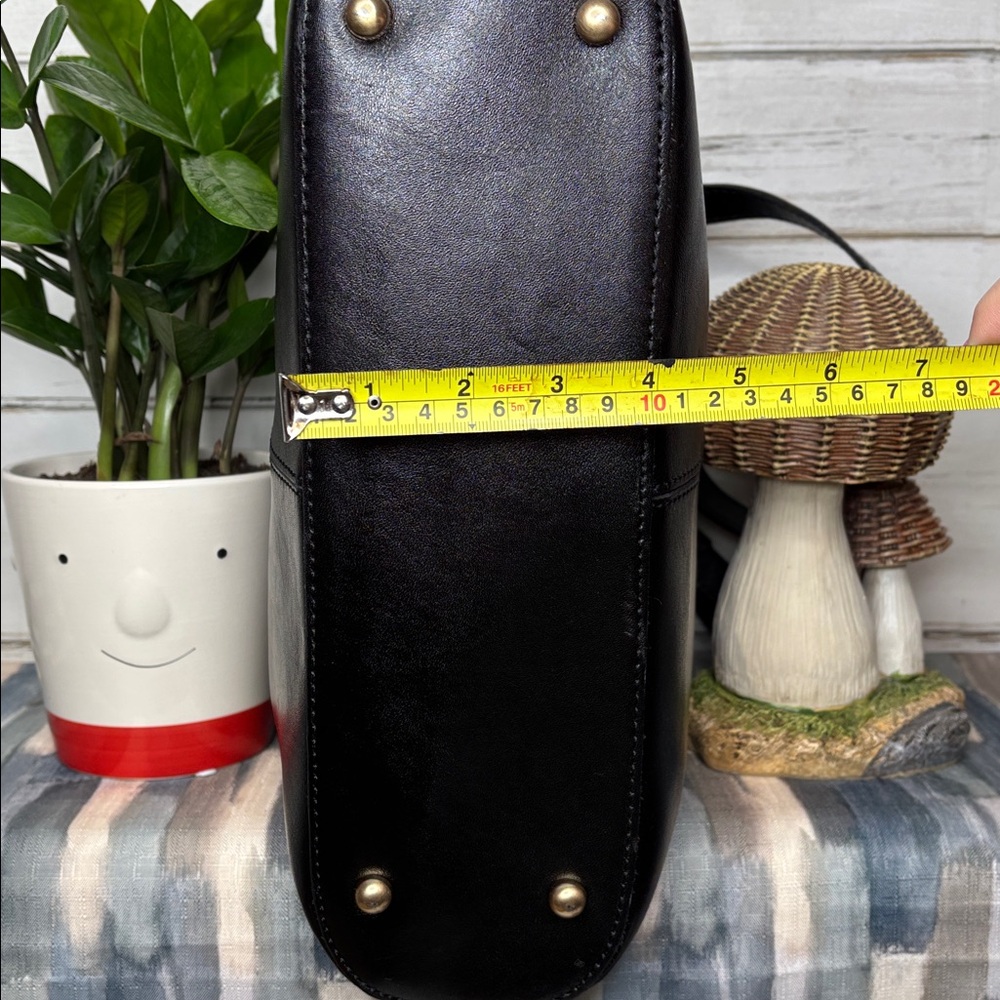 Patricia Nash Black Leather Tote - Picture 5 of 8